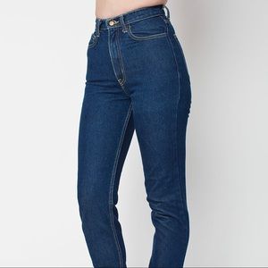 American Apparel High Waisted Jean (Dark Wash) 👖